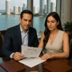 Wealthy Colombian Couple working through the Gold Card Immigration Program with our team